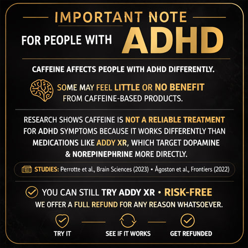 ADDY XR – Adderall Alternative – Best Natural Energy Supplement for Focus & Memory – Premium Brain Booster & Energy Management Vitamins – Focus & Energy Supplement for Men & Women – High-End Cognitive Support – 60 Day Supply Healthcare Fitness