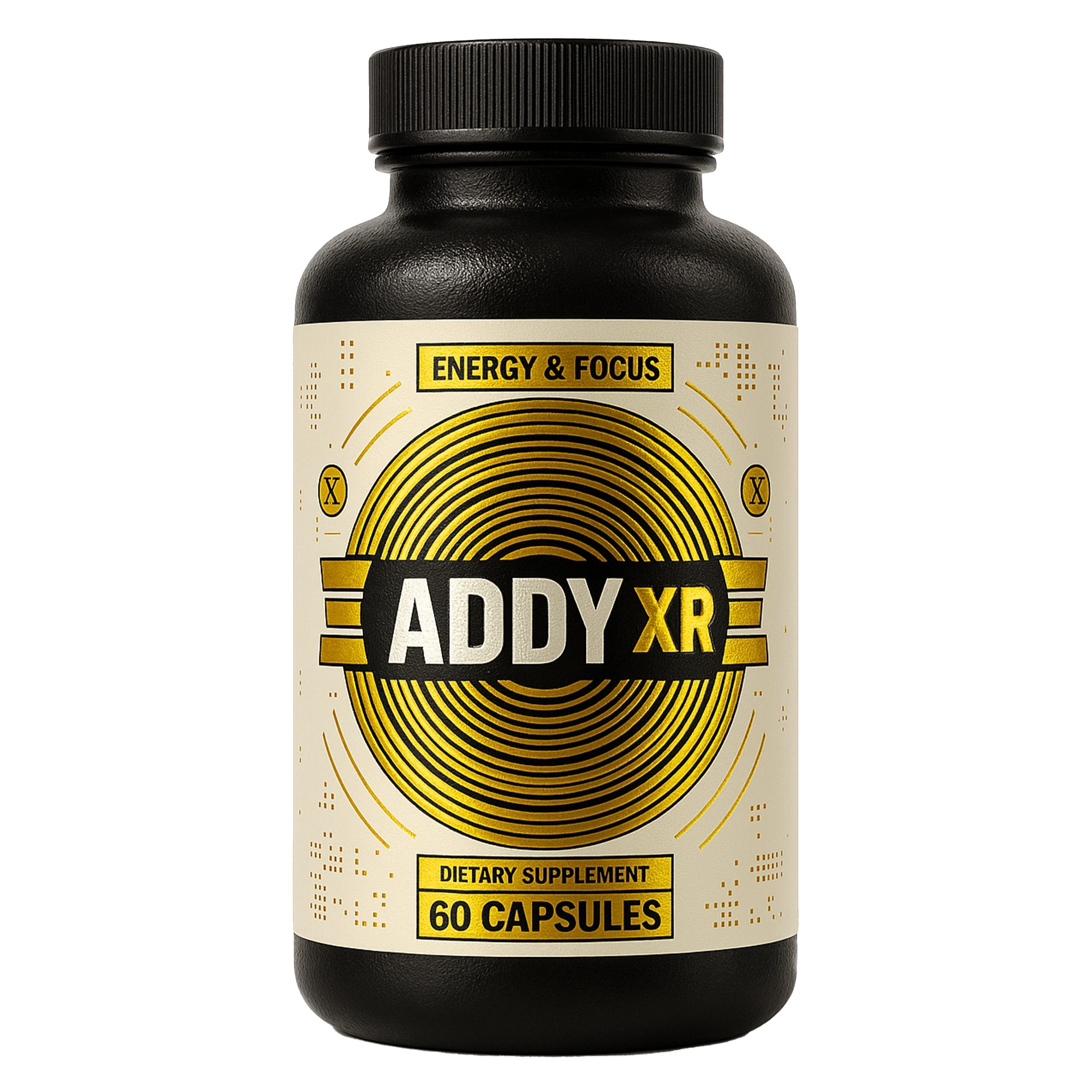 ADDY XR – Adderall Alternative – Best Natural Energy Supplement for Focus & Memory – Premium Brain Booster & Energy Management Vitamins – Focus & Energy Supplement for Men & Women – High-End Cognitive Support – 60 Day Supply Healthcare Fitness