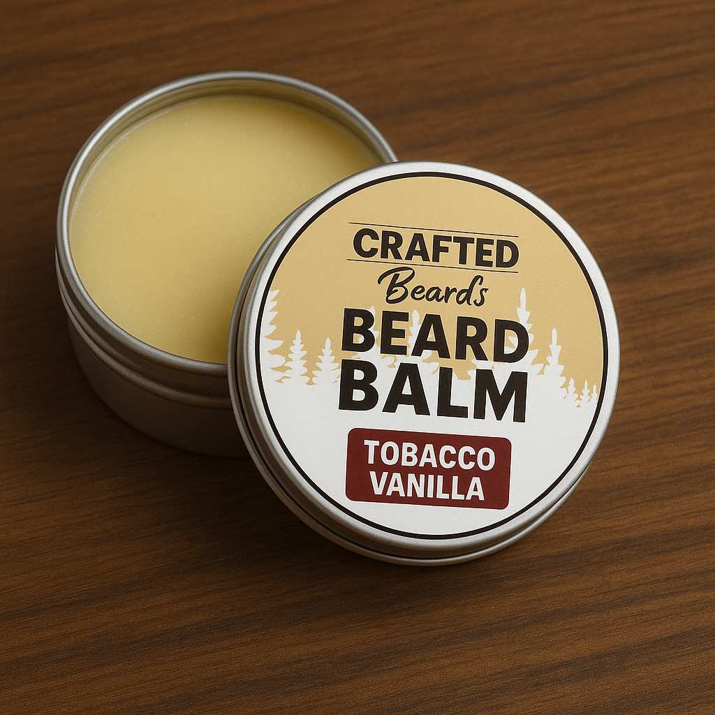 Beard Balm - Beard Wax - Great Scent Light Hold -  Beeswax Hair Care Jojoba Fragrance Shea