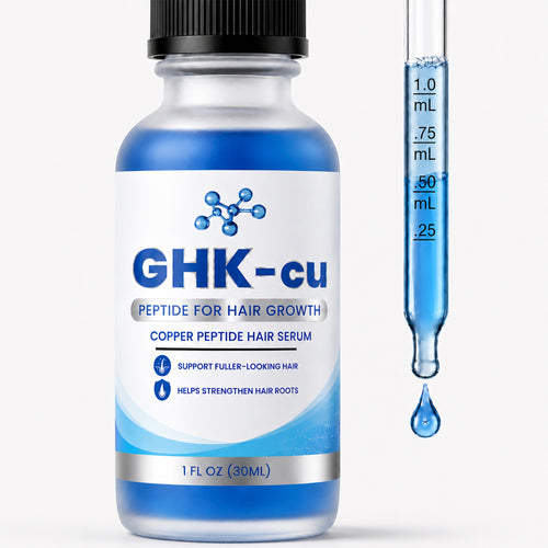 Hair Growth Serum with Copper Peptides for Thicker Fuller Hair – GHK-Cu 1 fl oz - Shop-Satisfied