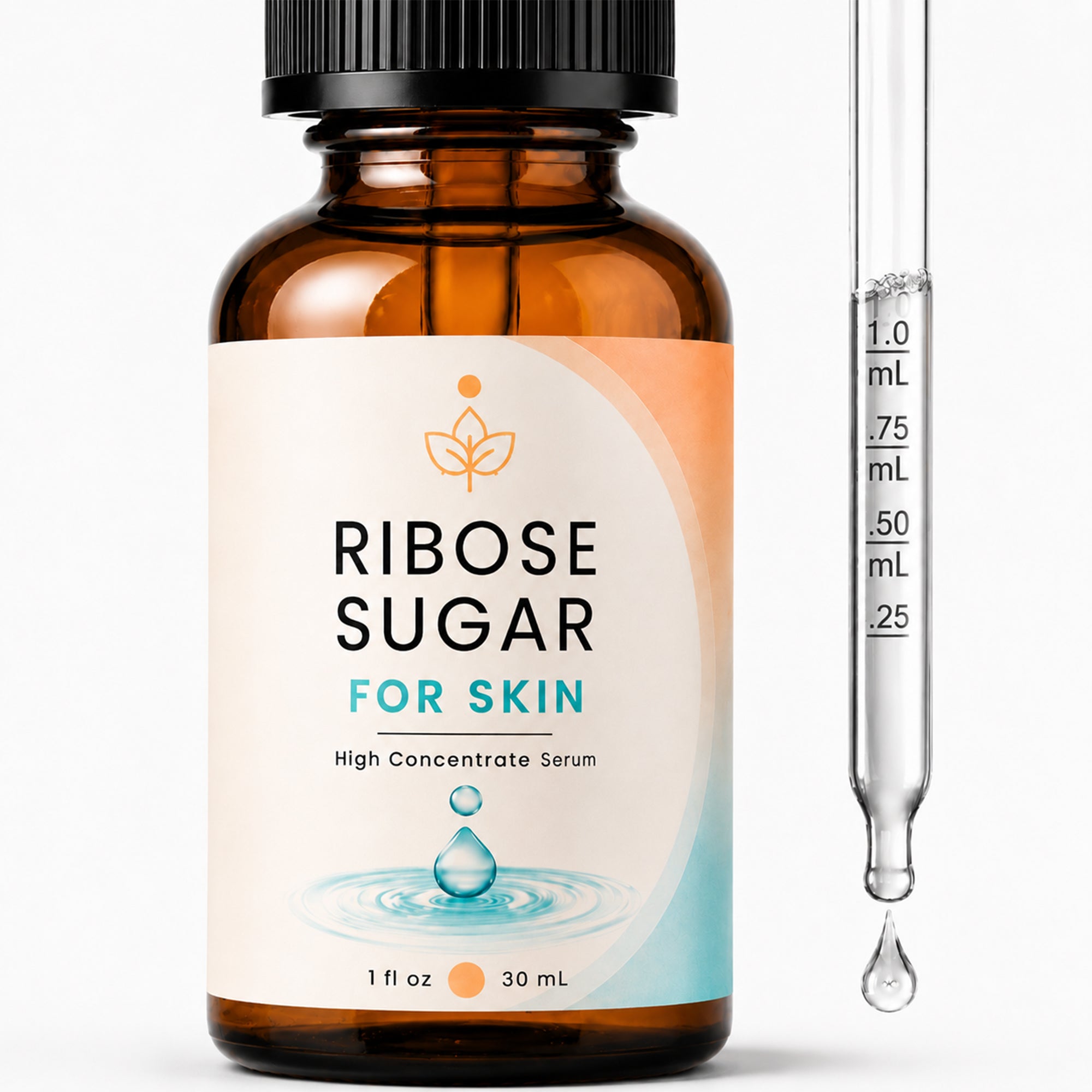 D-Ribose Sugar For Skin Serum - D-Ribose Face Serum - Face Serum - Reduce the look of Wrinkles - Topical Serum - 1 fl oz