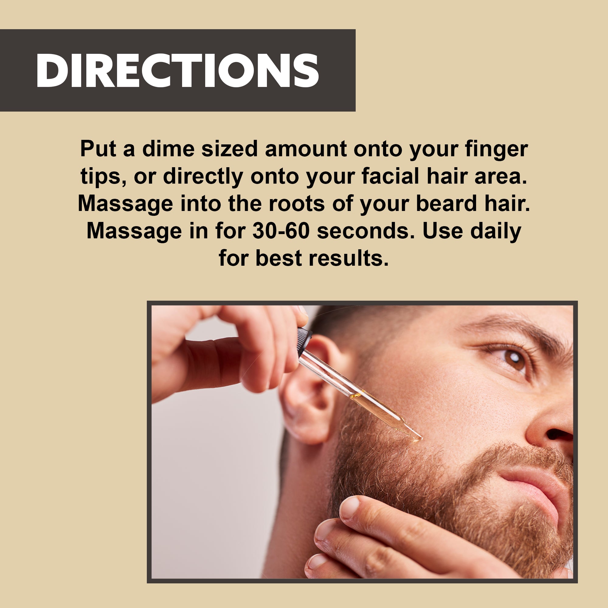 Beard Growth Kit - Grow A Thicker Fuller Beard - Beard Growth Serum - Beard Roller